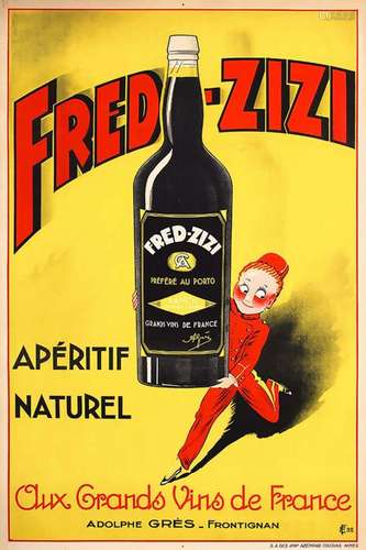 Fred Zizi Apéritif Naturel aux Grands Vins de France Adolphe...