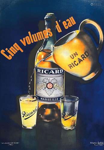 Ricard Cinq Volumes d'Eau Un RicardLes Ateliers D'art Ricard...