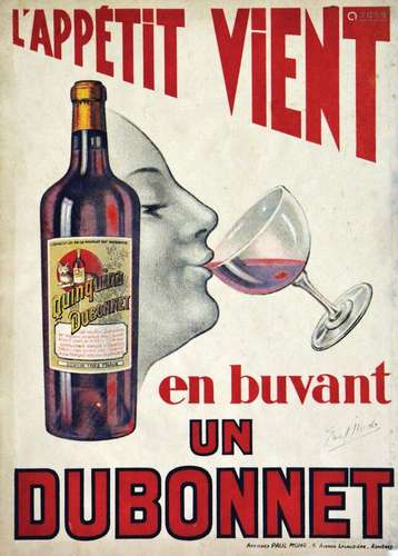 Dubonnet L'Appétit vient en Buvant un DubonnetPaul Mohr  Asn...