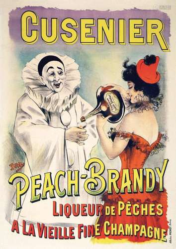 Peach Brandy Cusenier Liqueur de Pêche à La Vieille Fine Cha...