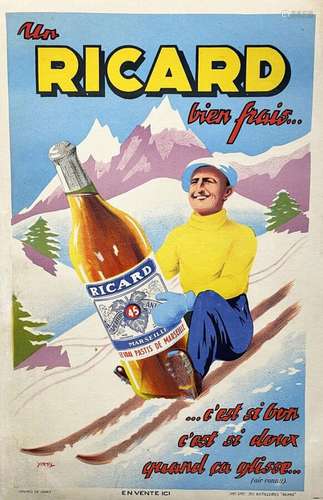 Ricard Un Ricard Bien Frais c'est si bon C'est si doux quand...