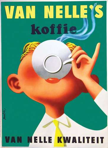 Van Nelle's Koffie Van Nelle Kwaliteit Très Rare & Magni...