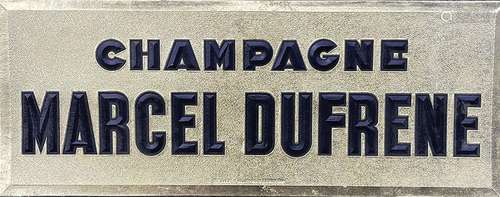 Champagne Marcel Dufrene    Carton publicitaire /  Vintage A...