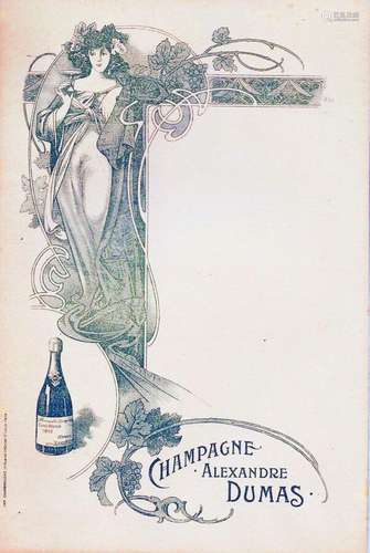 Champagne Alexandre Dumas Cuvée Réservée1893Chambrelent  Par...