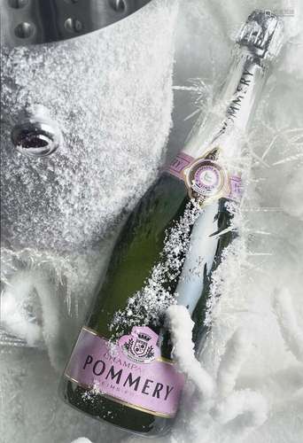 Champagne Pommery Wintertime    Carton Publicitaire  / Vinta...