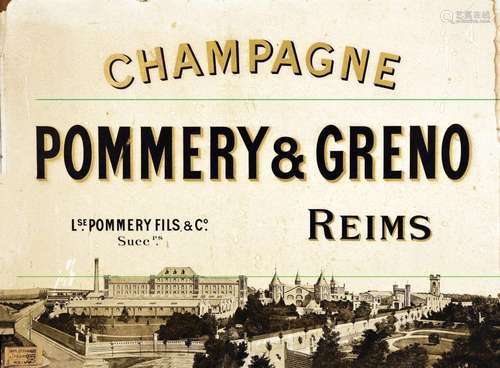 Champagne Pommery & GrenoDebar & Cie  Reims  Carton ...