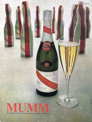 Champagne Mumm Sté Vinicole de Champagne Succ  Printed in Fr...