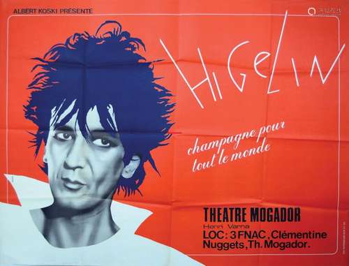 Jacques Higelin Champagne Pour Tout le Monde Théâtre Mogador...