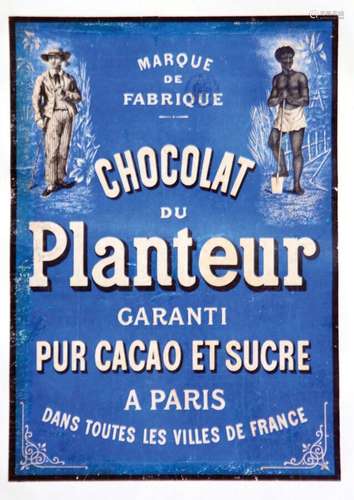 Chocolat du Planteur Garanti pur cacao et sucre. A Paris, da...