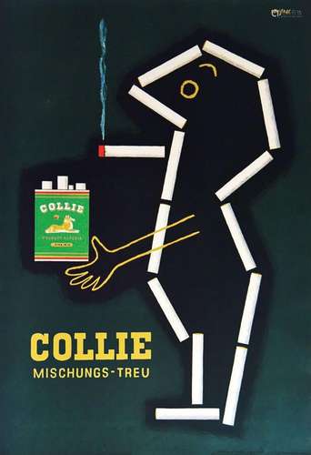 Collie Mischungstreu    1  Affiche  Non-Entoilée  /  Vintage...