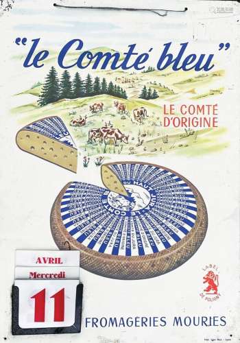 Fromagerie Mouries Le Comté Bleu Le Comté D'Origine Label De...