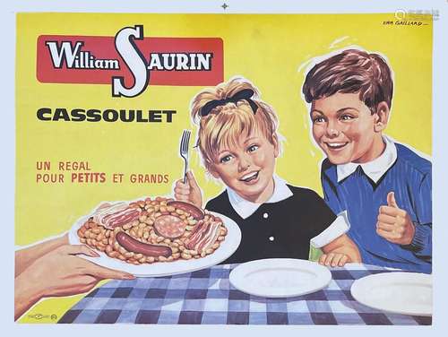 William Saurin CassouletDe La Vasselais  Paris  1  Affiche  ...