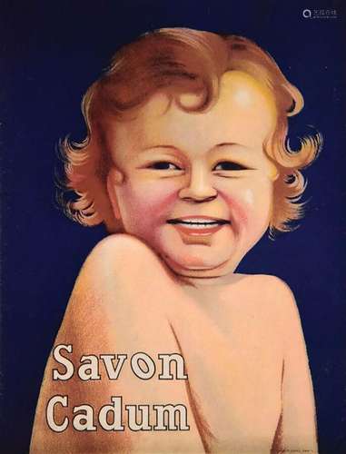 Savon CadumMarcel Picard  Paris  Carton publicitaire /  Vint...