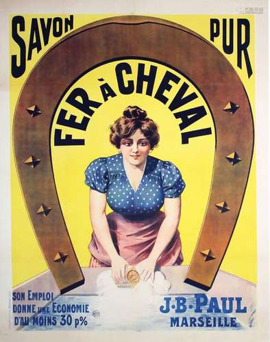 Savon Du Fer A Cheval Savon PurMoullot  Marseille    Affiche...