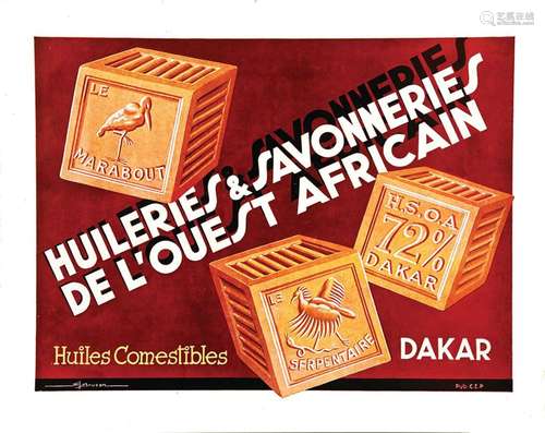 Huileries & Savoneries de L'Ouest AfricainPub. C.E.P    ...