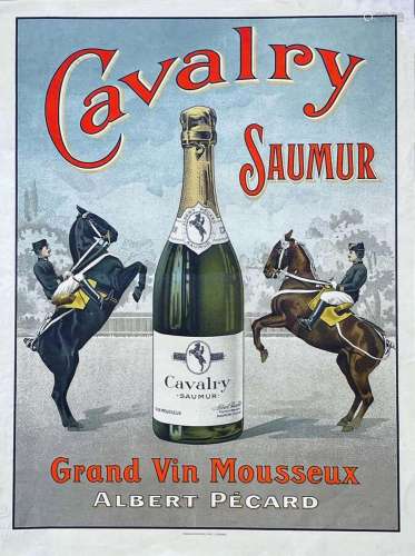 Cavalry Saumur Grand vin mousseux Albert PécardEtab.ts Fac  ...