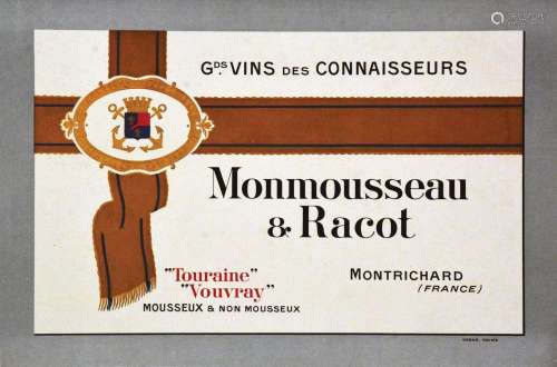 Monmousseau & Racot Touraine Vouvray Mousseux et non Mou...