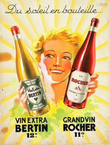 Du Soleil en Bouteille Grand Vin Rocher Vin Extra Bertin Gou...