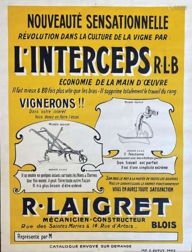 Vignerons !! Dans votre Intérêt L'Interceps P. LaigretG. Dup...