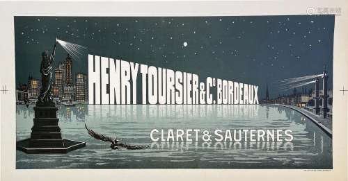 Henry Toursier & Cie Claret & Sauternes Statue de La...