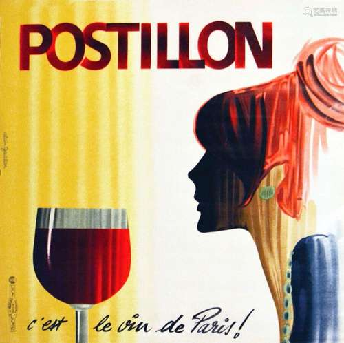 Vins du PostillonDe La Vasselais  Paris  1  Affiche  Non-Ent...