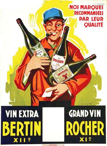 Vin Bertin Rocher Georget  Vin Extra Grand Vin Vin Supérieur...