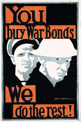 You buy War Bonds - We do the rest!.     Affiche Entoilée. /...