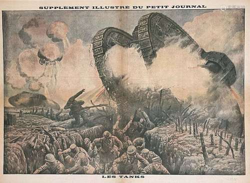 Les Tanks Suppléments Illustré du Petit Journal     Affiche ...