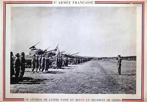 1re Armée Française Général De LattreLe Général de Lattre pa...