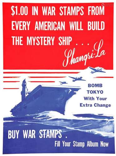 $1.00 In War Stamps From Every American Will Build The Myste...