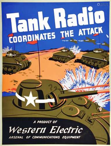 Tank Radio Coordinates teh Attack a product of Western Elect...