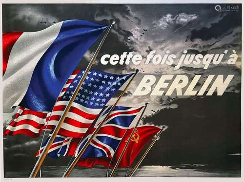 Cette Fois jusqu'à BerlinUS (P) F. 10      Affiche entoilée/...