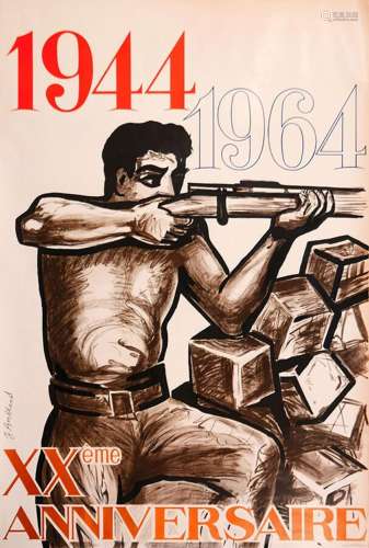 1944 1964 20 ème Anniversaire de la Libération de ParisSchus...