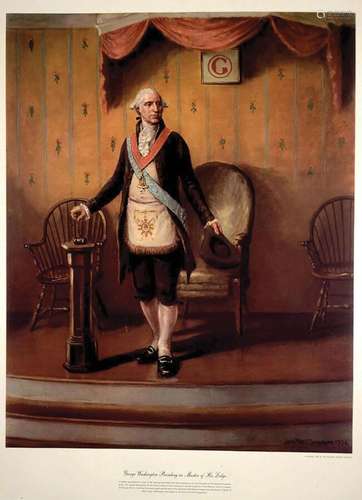 George Washington Presiding at Master of His LodgeThe Masoni...