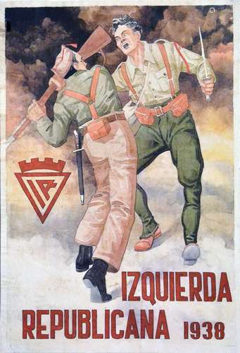 IA Izquierda Republicana    1  Affiche  Non-Entoilée  /  Vin...