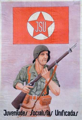 JSU Juventudes Socialistas Unificadas.    1  Affiche  Non-En...