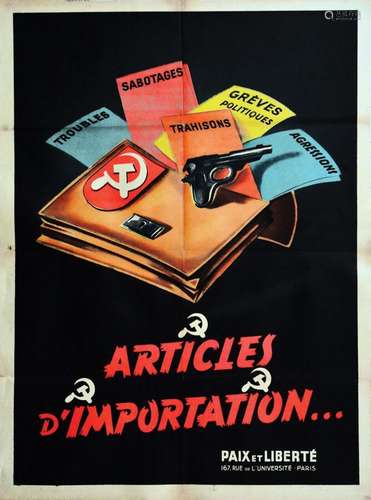 Articles d'importation d'URSS :  Troubles. Sabotages. Trahis...