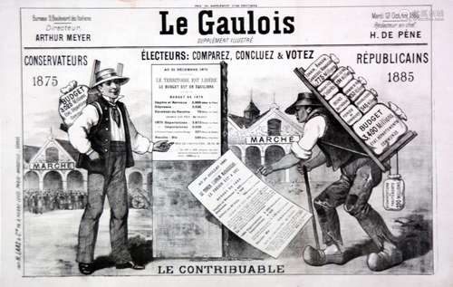 Le Gaulois Journal Illustré Rédacteur en Chef H. De PèneH. L...