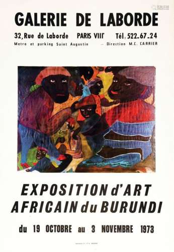 Exposition d'Art Africain du Burundi Galerie de LabordeImpri...