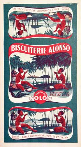 Biscuit Colon Spécialité à la Noix de Coco Biscuiterie Alons...
