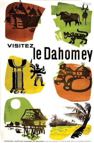 Visitez le DahomeySicard  Paris   Aff. Entoilée. / Vintage P...