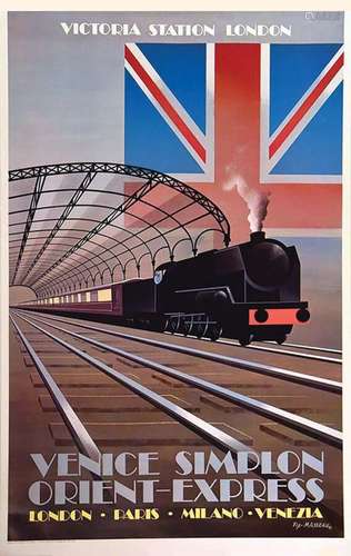 Victoria Station - Venice Orient ExpressBaugé      Affiche e...