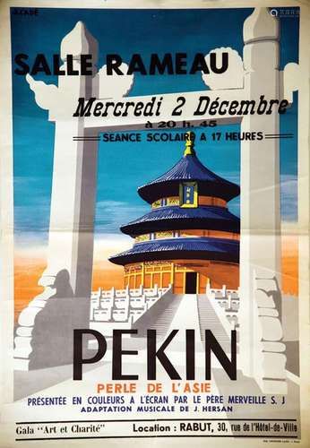 Pékin Le Temple du Ciel  Perle de l'Asie Salle Rameau Présen...