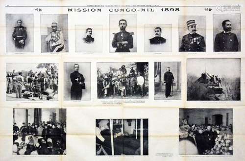 Général Marchand Mission Congo-Nil 1898 affiche de1934 pour ...