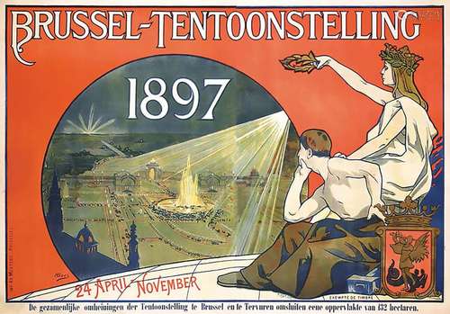 Brussel Tentoonstelling 1897   Exposition Universelle de Bru...