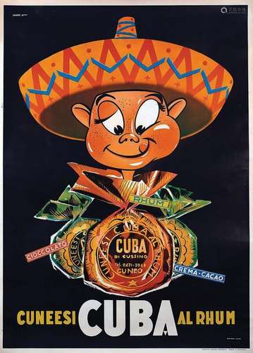 Cuba Cuneesi Cuba Al RhumPorco & Dalnazzo      Affiche e...