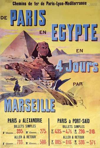 Egypte en 4 Jours PLM par  MarseilleBerger - Levrault  Nancy...