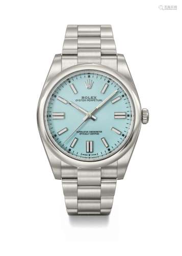 ROLEX. AN ATTRACTIVE STAINLESS STEEL AUTOMATIC WRISTWATCH WI...