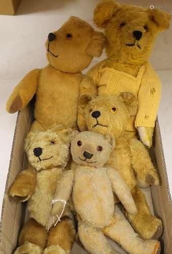 Five English Bears Including One Magna Remains of Label - Tw...