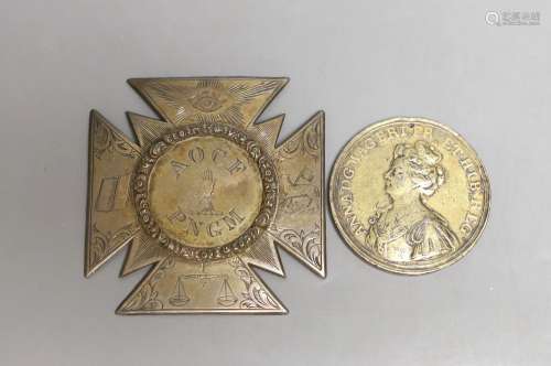 Medals, Great Britain, Queen Anne (1702-1714), Battle of Mal...